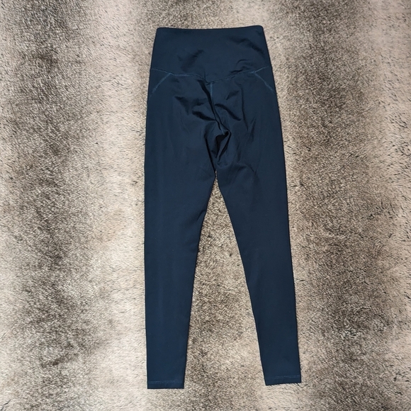 Girlfriend Collective Compressive High Rise Leggings Navy Women's Small - Picture 3 of 7